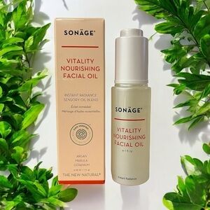 Sonage VITALITY NOURISHING FACIAL OIL Absorbing Hydration Glow 1 Fl oz. 30 ml